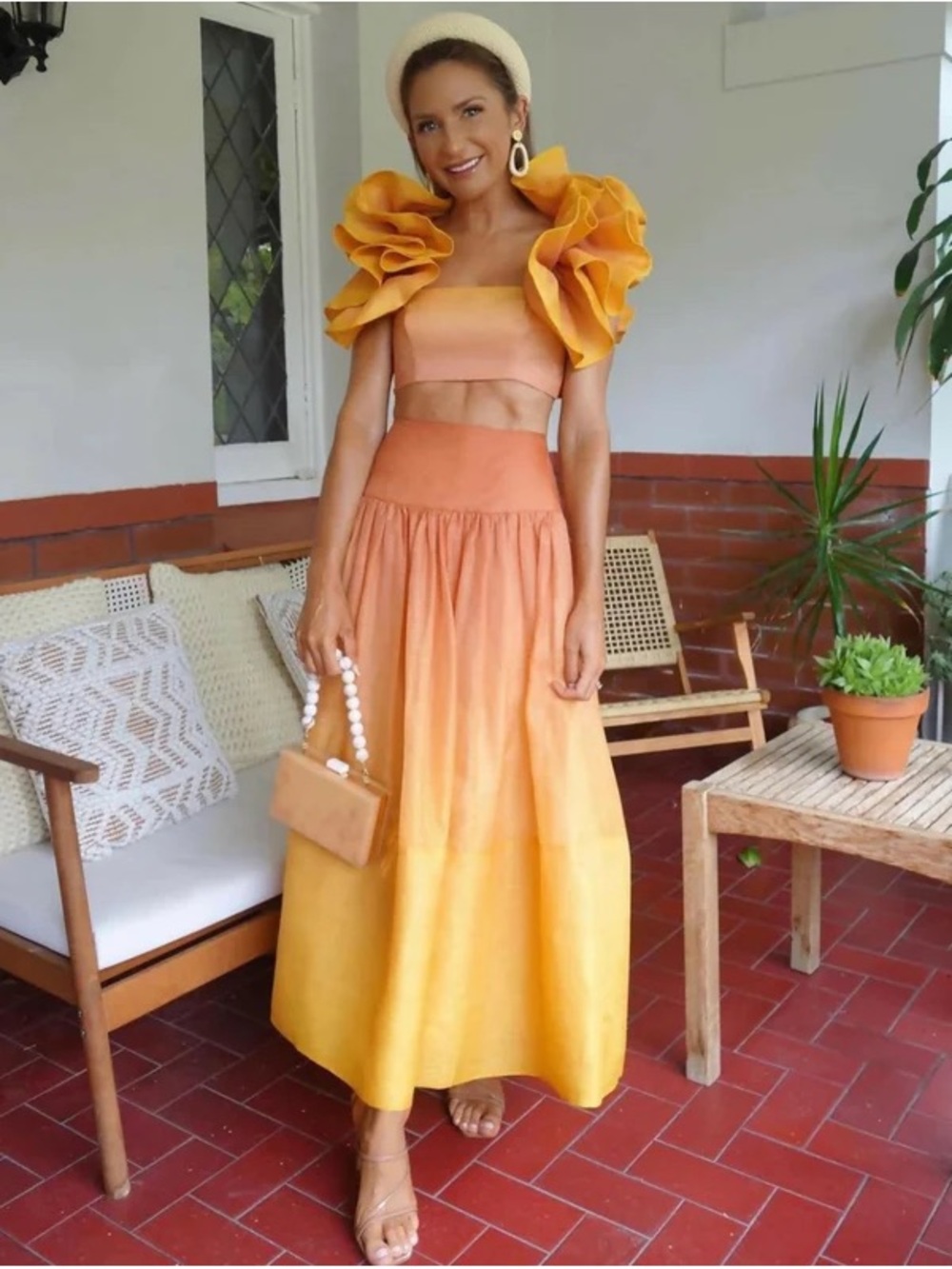 Zimmermann Postcard Ombré Set -Skirt & Top included